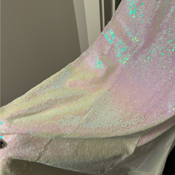 The Secret Dress by Alyce White Iridescent Prom Gown - Picture 3 of 8